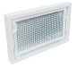 Preview: Kellerfenster weiss 40 x 30 cm Einfachglas incl. Schutzgitter, Insektenschutz, 4 Fensterbauschrauben, 10 Fensterkeile