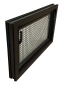 Preview: Kellerfenster braun 60 x 40 cm Einfachglas incl. Schutzgitter, Insektenschutz, 4 Fensterbauschrauben