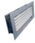 Preview: Warmluftgitter eloxiert 190 x 85mm verschliesbar