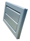 Preview: bewegliches Lamellengitter 255 x 155 mm Aluminium eloxiert