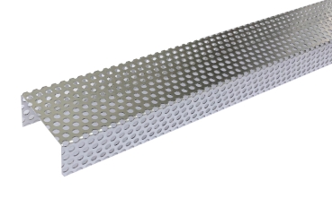 Laubschutz Universal für Kastendachrinnen NW 68 aus Aluminium und Kunststoff, Länge 1 Meter