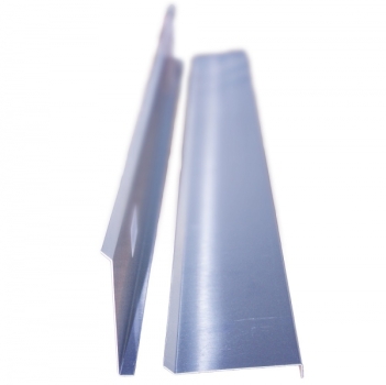 Aluminium Flachprofil 90 Grad 10/80/10mm, Länge 2 Meter, HG 9