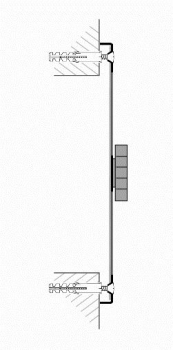 verstellbares Schiebegitter weiss 535 x 518 mm