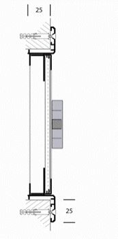 verstellbares Schiebegitter weiss 228 x 163mm