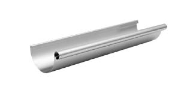 Dachrinne Aluminium Natur NW 150mm (333er) Länge 2 Meter