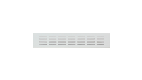 Stegblech Lüftungsgitter weiss 300 x 60 mm Heizkörperblech